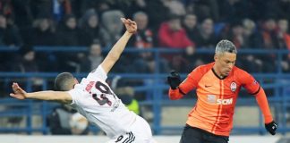 Донецкий Шахтер минимально обыграл португальскую Бенфику Донецкий Шахтер минимально обыграл португальскую Бенфику