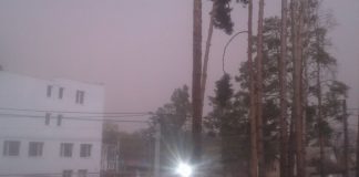 Ирпень накрыла песчаная буря Ирпень накрыла песчаная буря